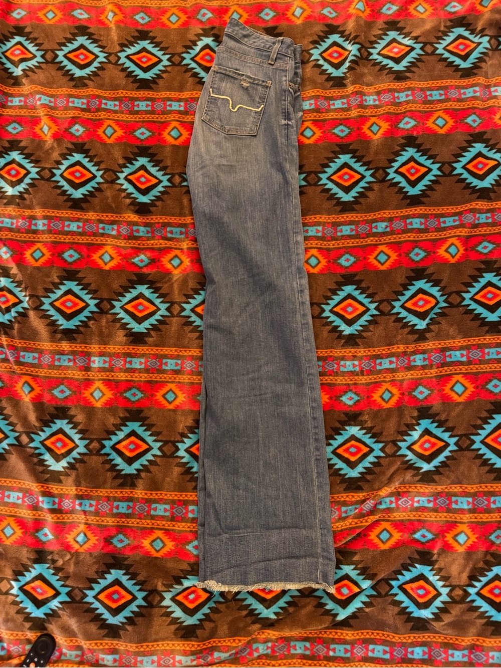 Kimes Ranch Blue Denim Wide Leg Jeans (2x34) - Picture 2 of 4